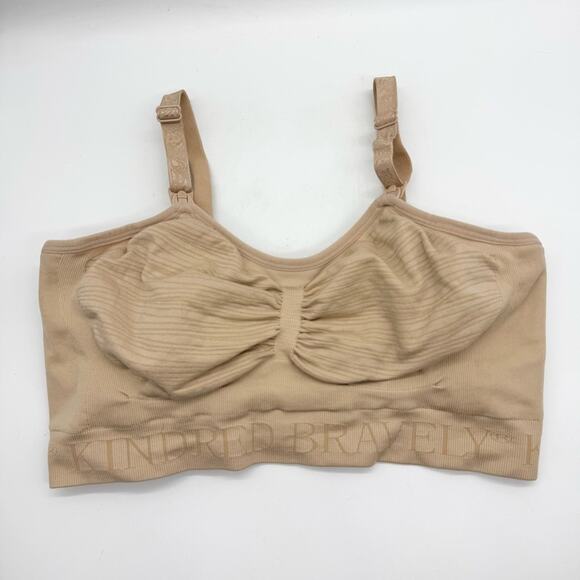 Kindred Bravely Sublime Hands-Free Pumping & Nursing Bra In Beige Size L Minimal - Picture 5 of 11
